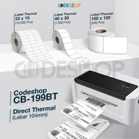 Gambar Printer Label Barcode Untuk Cetak Resi A6 CB-199BT dari CODESHOP SURABAYA TIMUR undefined 3 Tokopedia
