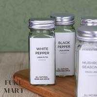Gambar Botol Bumbu Dapur Tempat Bumbu Dapur Toples Bumbu Dapur 120ml 125ml - lada putih dari fukumart undefined 2 Tokopedia