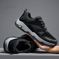 Gambar Techdoo Sepatu Pria Sport Shoes Sepatu Hiking Keren Trendy MH212 - Khaki, 41 dari Techdoo undefined 5 Tokopedia