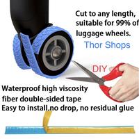 Gambar karet pelindung roda koper silicone wheel protector - black 4 pcs dari Thor Shops undefined 4 Tokopedia