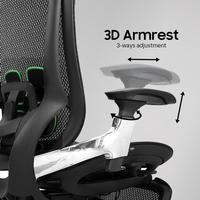 Gambar Neo Envol C2 - Premium Ergonomic Office Chair | Kursi Kantor Ergonomis - Black dari NOIR GEAR OFFICIAL undefined 4 Tokopedia