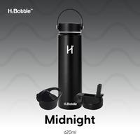 Gambar H2 Bottle Vacuum Insulated Water Bottle 620ml - Midnight Black dari H2 Bottle undefined 1 Tokopedia