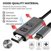 Gambar PX MHA-8K60 USB Type C to HDMI Converter Kabel MHL HP to TV 8K 2M dari memorimurah undefined 4 Tokopedia