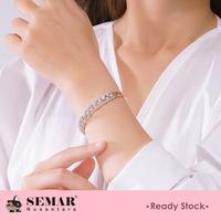 Gambar Gelang Emas Amashira Illuminae Collection Rose White Gold 17K Semar Nusantara dari Semar Nusantara undefined 2 Tokopedia