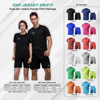 Gambar PAKET / SET / CELANA DAN KAOS DRIFIT OLAHRAGA PRIA WANITA PREMIUM - "XL' POLOS, Abu-abu dari AMMAR STOREBDG undefined 1 Tokopedia