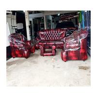 Gambar kursi sofa jaguar merah marun 1 set dari Toko Baru Mebel undefined 4 Tokopedia