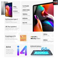Gambar Lenovo XiaoXin Pad Pro 2022 11.2" Tablet 8/128GB 870 120Hz Android 12 - TAB dari Master Tablet undefined 4 Tokopedia