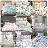 Gambar Sprei Tencel Sutra Organik Lessel Tencel Cina Motif bunga Minimalis - 120 custom dari BW Seprai undefined 3 Tokopedia