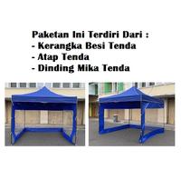Gambar Tenda Lipat 2x2 Lengkap Dinding Mika - Orange AUV dari BS Tenda undefined 2 Tokopedia