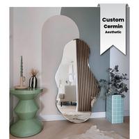 Gambar [CUSTOM] CERMIN BEVEL AESTHETIC DINDING [GARANSI 100%] FREE PACK KAYU - 70cm 5mm Bevel, Horizontal dari cigemoyofficial undefined 1 Tokopedia