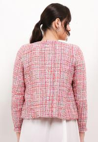 Gambar LLACES Clothing - Blazer Wanita - LL Lite Tweed Blazer - Soft Pink - M dari LLACES Clothing undefined 2 Tokopedia