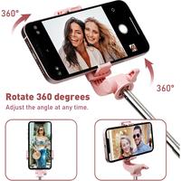 Gambar Tongsis Tripod Mini HP Bluetooth Selfie Stick Remote Super 360°Random - LED dari tokokadounik koleksi undefined 3 Tokopedia