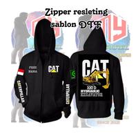 Gambar Hoodie zipper sablon DTF excavator Caterpillar 320D/Jaket pria wanita - Hitam, M dari Mabez 6 OLLSHOP undefined 1 Tokopedia