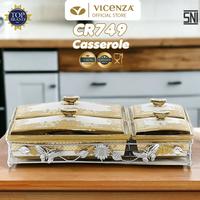 Gambar Vicenza Multi Casserole - Wadah Saji Makanan Snack CR749 Gemini dari Vicenza Official undefined 1 Tokopedia