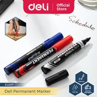 Gambar Deli Permanent Marker / Spidol Permanen Tinta Hitam  12 pcs EU217-12 - Type 1 - Hitam dari Deli Office Automative undefined 1 Tokopedia