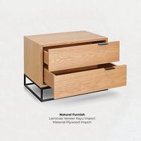 Gambar meja nakas side table veneer kayu 50x50x50cm dari CAHAYA VENEER undefined 4 Tokopedia
