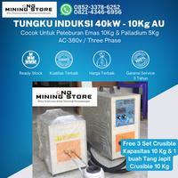 Gambar DAPUR INDUKSI / TUNGKU INDUKSI PELEBURAN 40kW - 10Kg AU dari ONG Mining Store undefined 2 Tokopedia