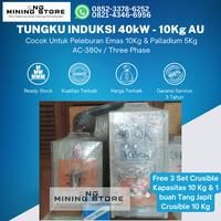 Gambar DAPUR INDUKSI / TUNGKU INDUKSI PELEBURAN 40kW - 10Kg AU dari ONG Mining Store undefined 5 Tokopedia