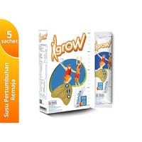 Gambar IGROW Susu Bubuk Tumbuh Kembang Anak / Remaja Ekstrak Goji Berry - Karamel dari Ruz Distribution undefined 5 Tokopedia