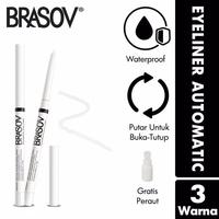 Gambar Brasov Automatic Eyeliner Waterproof - Automatic silvr dari Kios_Mart undefined 5 Tokopedia