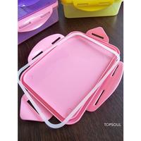 Gambar Lunch Box - Tempat Makan - Kotak Makan 650ML - Kuning - Hijau, print uv dari TopSecretMarket undefined 3 Tokopedia