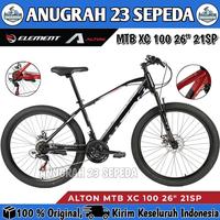 Gambar Sepeda Gunung Element MTB ALTON XC 100 21 Speed Ukuran 26 Inch - Black dari Anugrah 23 sepeda undefined 2 Tokopedia