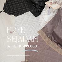 Gambar Telekung Ainun Motif Kazami Store - Mukena Printing Silk Free Sajadah - Dark Truffle dari Denaf Outfit undefined 2 Tokopedia
