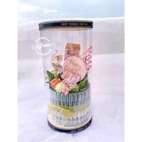 Gambar Tower money cake uang tarik hadiah kue ulang tahun uang - 1 susun dari MGFRAME undefined 3 Tokopedia