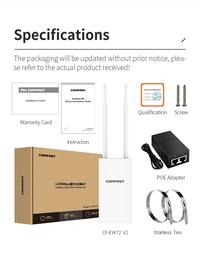 Gambar COMFAST WIRELESS AP OUTDOOR CF-EW72 V2 1200 dari indomedia komputer undefined 2 Tokopedia