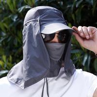 Gambar Rhodey Topi Pancing Anti Panas UV Fishing Hat Style Jepang - Cream dari tokochella undefined 2 Tokopedia