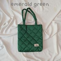 Gambar totebag / tas - puffy mini tote bag | la.ideas - emerald green dari la ideas undefined 3 Tokopedia