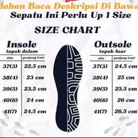 Gambar Sepatu Sneakers Kanvas Wanita Hitam & Putih  Sz 27-41 Tinggi Sol 4,5cm dari Hanan Bags & Shoes Reborn undefined 5 Tokopedia