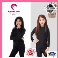 Gambar Kaos Manset Anak Perempuan Hitam Dan Putih Polos Umur 2-12 Tahun - Putih, S dari WihanStore undefined 1 Tokopedia