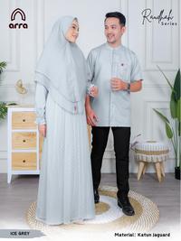 Gambar Baju Gamis Muslim Kapelan Koko Keluarga Sarimbit Katun Raudhah Cloudy - Koko Kids, XS dari AGgaya undefined 4 Tokopedia
