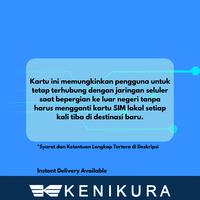 Gambar Japan sim card kartu data Jepang simcard internet kenikura - 8 Days, 1GB/day dari Kenikura Tour undefined 5 Tokopedia