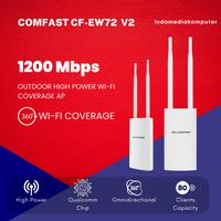 Gambar COMFAST WIRELESS AP OUTDOOR CF-EW72 V2 1200 dari indomedia komputer undefined 1 Tokopedia