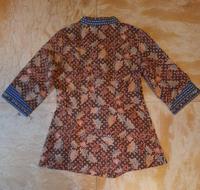 Gambar KERIS FASHION kemeja atasan batik coklat biru second bekas dari TimonYPumba undefined 2 Tokopedia