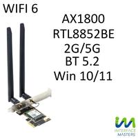 Gambar Wireless Wifi 6 AX1800 Pci Express Pcie desktop dual band ac ax dari Interface Master Indonesia undefined 1 Tokopedia