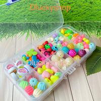Gambar Manik Mote mutiara DIY bahan kerajinan tangan set box lengkap manik  manik  aesthetic  korea  set  box dari D LUCKY SHOP_NEW undefined 5 Tokopedia