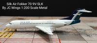 Gambar Silk Air Fokker 70 9V-SLK By JC Wings 1:200 Scale Metal dari Airshop Diecast undefined 1 Tokopedia