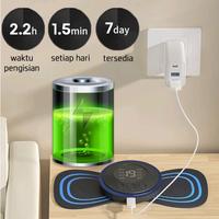 Gambar Mini Electric Massager Alat Pijat Elektrik Tempel Terapi Leher EMS - Hitam dari HABIBI SHOP 88 undefined 5 Tokopedia