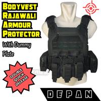 Gambar Anti Peluru Perlengkapan Safety Protector Tactical Rajawali Body Vest dari TOKOSEBADA undefined 4 Tokopedia
