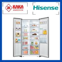 Gambar KULKAS HISENSE RS660N4IGN KULKAS SIDE BY SIDE KAPASITAS 564 L RS660 dari KAKA ELEKTRONIK undefined 4 Tokopedia