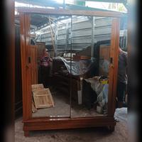 Gambar Lemari Pakaian 2 Pintu Slide Kayu Jati Asli Model Minimalis Modern Free Ongkir Jakarta & Bekasi Barat Tanggerang Depok dari bmm furniture undefined 3 Tokopedia