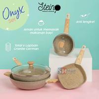 Gambar Steincookware Stein Paket Onyx 4in1 Set Komplit Granit German Original - GRILL PAN 20 CM dari SHMART ELECTRONIC undefined 3 Tokopedia