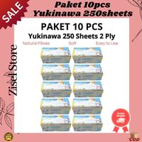 Gambar PAKET 10 PCS Tissue Yukinawa 250 Sheets 2 Ply Tisue Tisu Wajah dari Zisel Store undefined 1 Tokopedia