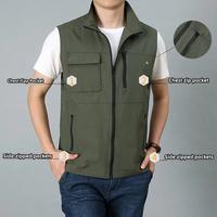 Gambar Rompi Motor anti Angin/Rompi Terbaru/Rompi Outdoor - Abu-abu, XXL dari Mang John Jacket undefined 2 Tokopedia