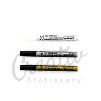 Gambar Snowman Spidol Emas Perak Putih Besar Acrylic Marker - Putih dari Creativ Stationery undefined 2 Tokopedia