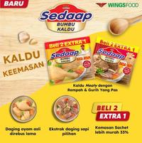 Gambar Sedaap Bumbu Kaldu Sapi Penyedap Rasa 250gr x 2 dari Wings Indonesia undefined 2 Tokopedia