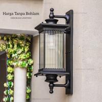 Gambar L1072 LAMPU DINDING TAMAN WATETPROOF OUTDOOR PAGAR PILAR E27 - Hitam dari DEKORASI LIGHTING undefined 3 Tokopedia